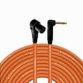thumbnail image 1 of Columber Cable - Right Angle XLR Male to Right Angle 1/4" TS 3-Pin Connector, 1 of 7