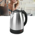 thumbnail image 1 of Electric Kettle 2L 1500W Fast Boil, Stainless Steel Liner, Safe Auto Shut Off, Easy Clean, Multipurpose, Borosilicate Glass, LED Light, 1 of 7