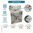 thumbnail image 6 of Spring Botanical Table Runner 90 Inches, Sage Green Striped Fruits Floral Bed Runner Dresser Scarves Tabletop for Indoor Outdoor Parties/Ceremony/Banquet, 13" x 90", 6 of 9