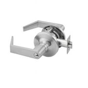 Yale  Commercial Office Entry Augusta Lever Grade 1 Cylindrical Lock Less Cylinder, Satin Chrome