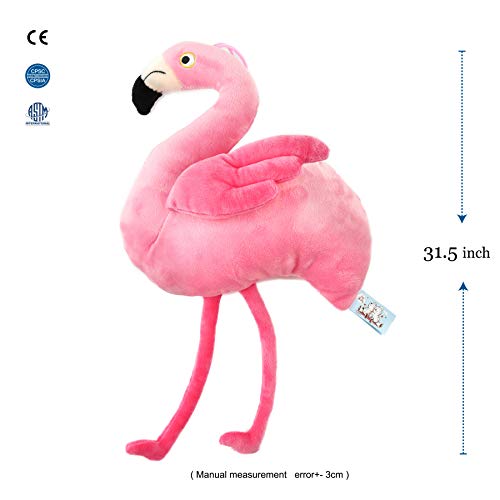 giant pink flamingo stuffed animal