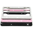 thumbnail image 2 of Soumake Stainless Steel Rhinestones Glittering Car Auto License Plate Frame Tag Cover, 2 of 5