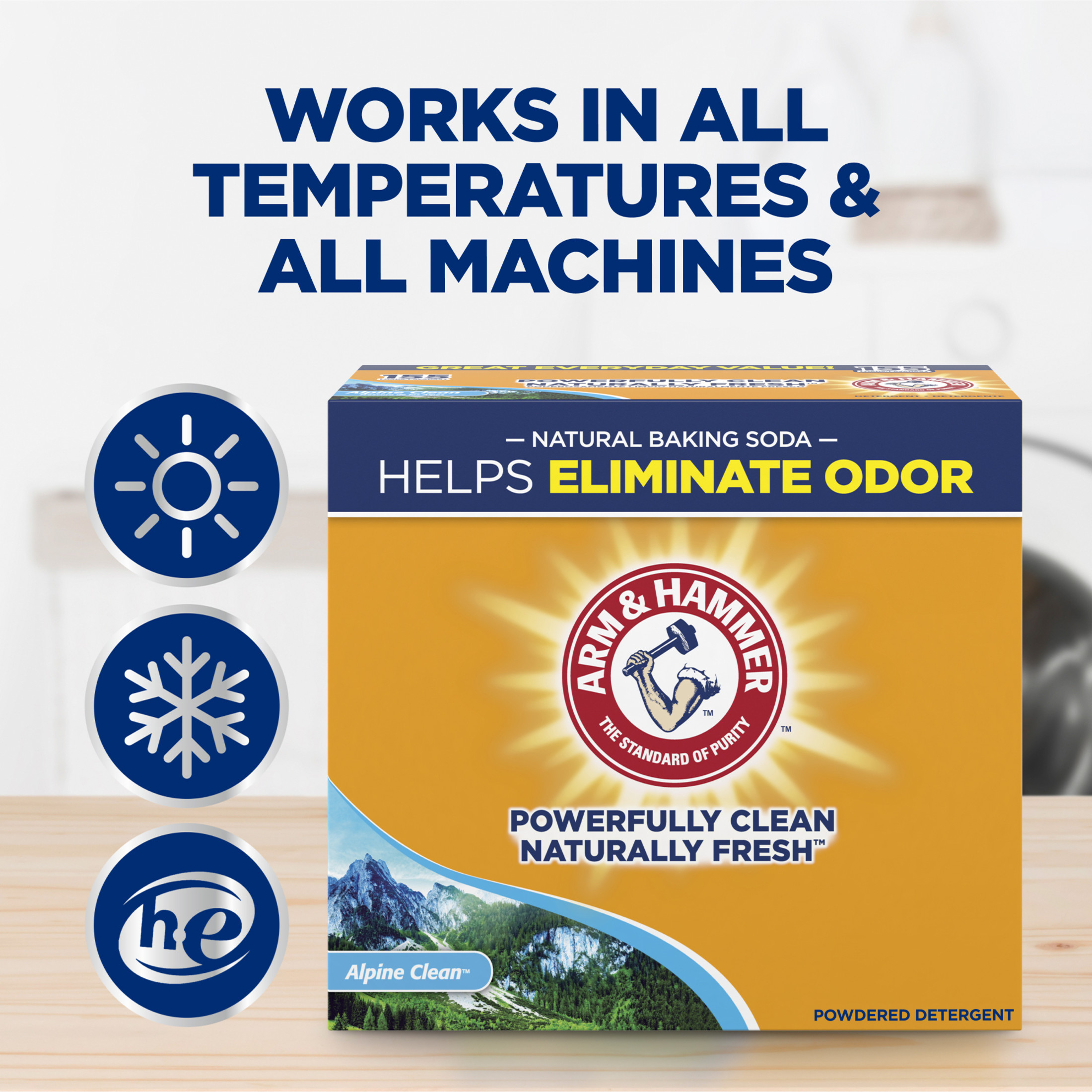 ARM & HAMMER Alpine Clean Powder Laundry Detergent photo 3