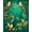 Green, Pattern 4, variant on Flatwoven High Traffic Area Rug, Wild Canopy Adventure Tropical Rainforest Area, Non Slip, Stain Resistant, Washable Area Rugs for Living Room, Bedroom(Green, 4X6)