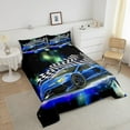 thumbnail image 3 of Blue Racing Car Comforter Set Queen Size,Fast and Furious Extreme Sport Games Bedding Sets Teens,Sports Car Bed in A Bag,Cool Modern Duvet Insert, 3 of 6