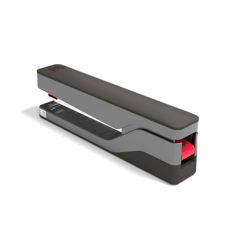 Desktop Aluminum Full Strip Stapler, 25-Sheet Capacity, Gray/Black Desktop Aluminum Full Strip Stapler, 25-Sheet Capacity, Gray/Black