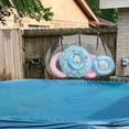 thumbnail image 4 of Pool Float Organizer Storage Bag - Pool Storage Bag - Pool Toy Storage Swimming Pool Bag Large Hanging Net Bag - Pool Floats Inflatable Rafts Basketball Accessories for Fence Deck Garage Patio Gym, 4 of 7