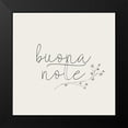 thumbnail image 2 of Kimberly, Allen 20x20 Black Modern Framed Museum Art Print Titled - Buona Notte, 2 of 5