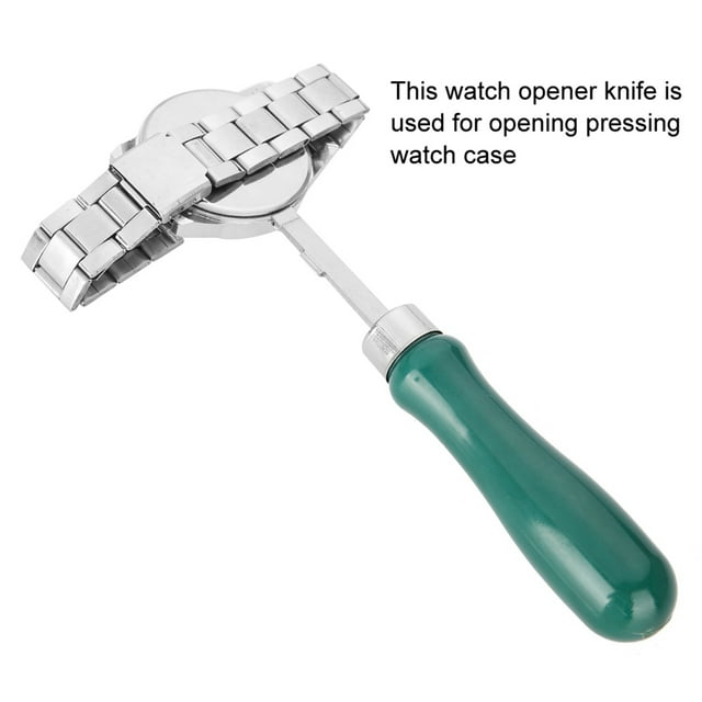 6484 Stainless Steel Double Level Pressing Case Watch Back Cover Opener Knife Repair Tool