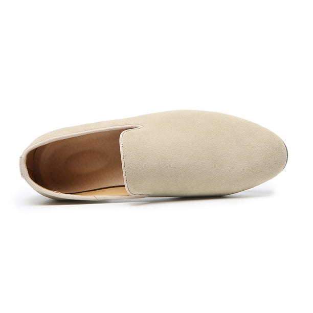 Santimon Men Stylish Loafers Fashionable Matte Leather Dress Shoes for Wedding Prom Party Formal Occasions Ivory US 11 Santimon Men Stylish Loafers Fashionable Matte Leather Dress Shoes for Wedding Prom Party Formal Occasions Ivory US 11