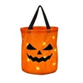 Halloween Candy Bags with LED Light Trick or Treat Bags Halloween Party