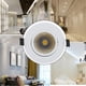 thumbnail image 5 of COB Aluminio LED Luz de Techo Empotrable Downlight Decoración Interior Lámpara Apertura Agujero 69mm5W 110V Blanco Cálido, 5 of 5