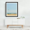 thumbnail image 3 of A Day at the Beach 10 - Ocean City Maryland Photography Beach Seaside Summer Ocean Minimalist Coastal Bird Black Framed Wall Art Print 16 x 20 inches, 3 of 4