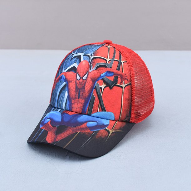 Gorra de béisbol de los vengadores de Disney para niños, gorra de béisbol de los vengadores, Spiderman, malla transpirable para exteriores,gorra de Hip Hop, regalo de cumpleaños Fivean unisex