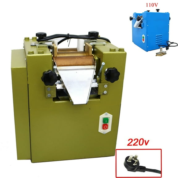 INTBUYING 220V Electric Three Roll Grinder for Lab Grinding Color Pigment Paint Ink Cosmetic