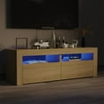 thumbnail image 3 of vidaXL TV Stand TV Unit Sideboard Home TV Console Media Unit with LED Lights, 3 of 29