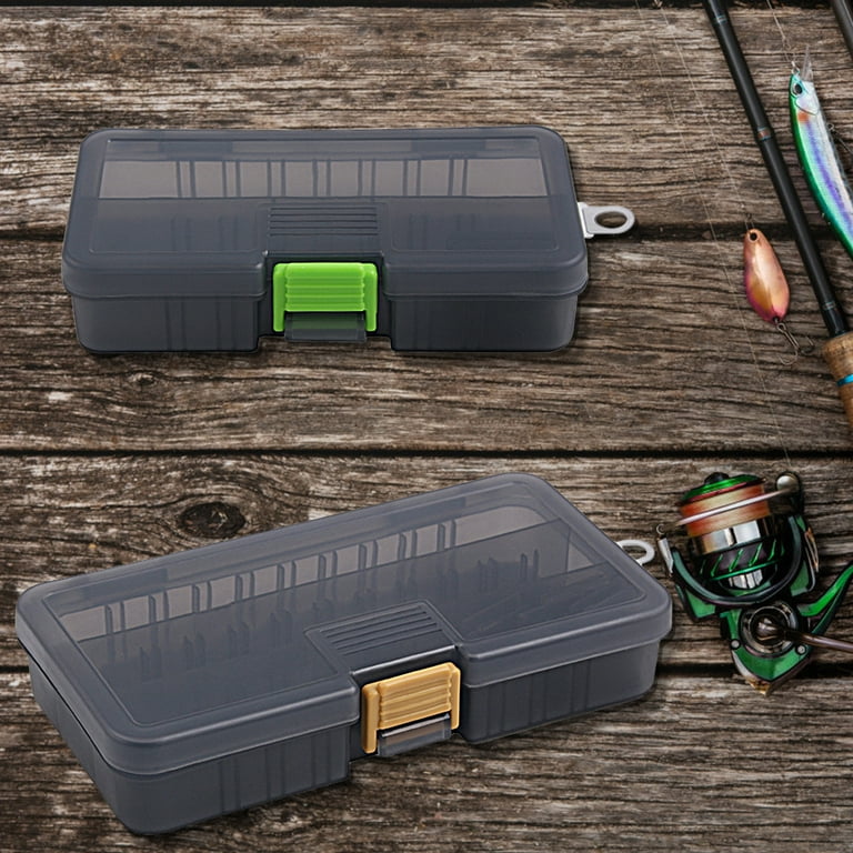 UDIYO Fishing Lure Box Multifunctional Transparent Grey Strong