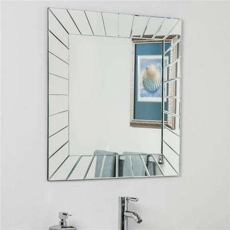 Decor Wonderland Ssm4415 Norway Modern Bathroom Mirror Silver Ssm4415 Norway Modern Bathroom Mirror