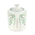 thumbnail image 3 of Bone China Teapot Floral Teapot 1.15-qt. (1.1 L) The Green Leaves Tea Pot Tea Brewer for Tea or Coffee Tea Kettle Kitchen Tea Pot, 3 of 10