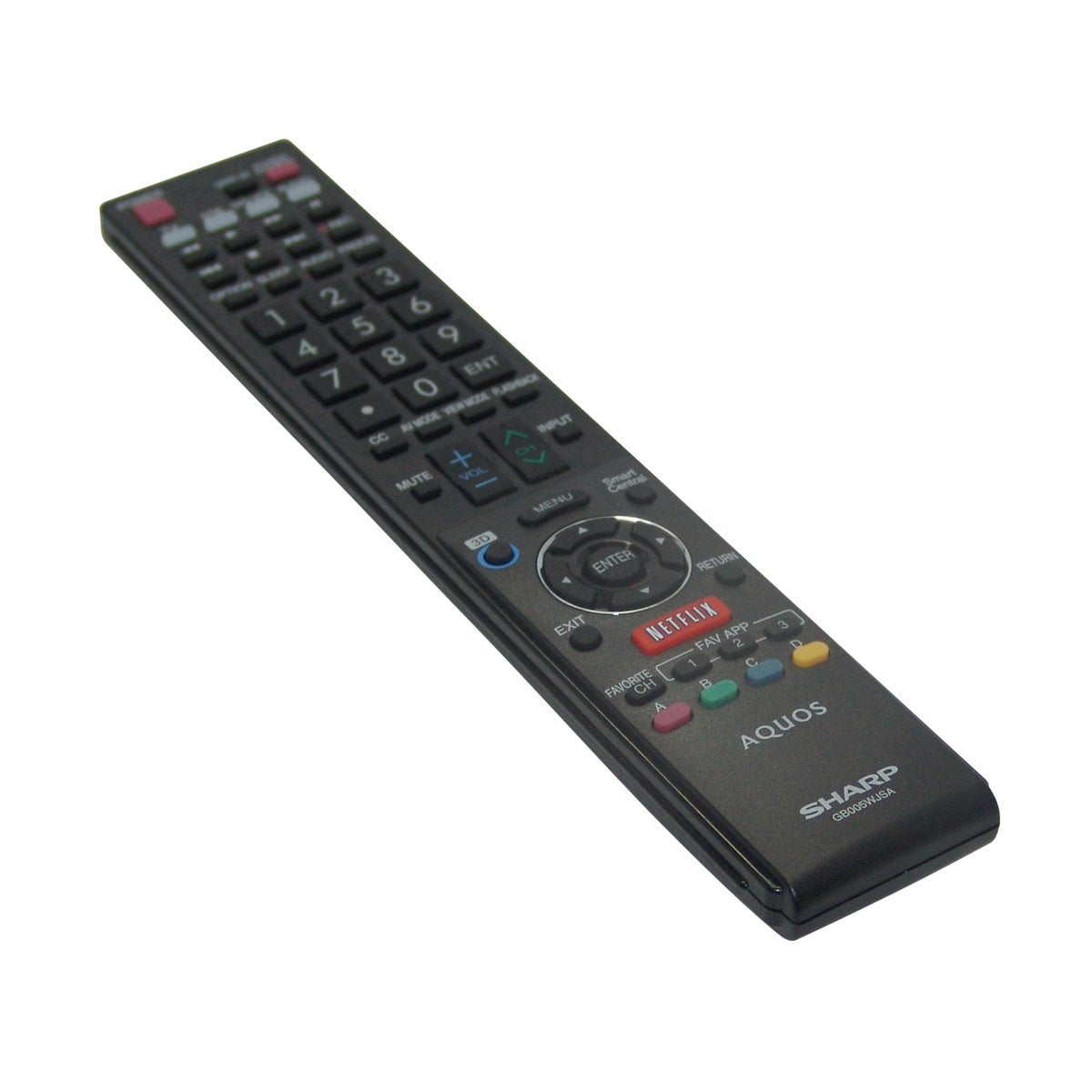 Sharp Aquos GB005WJSA TV Remote Control for LC60LE655U LC60LE657U