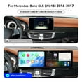 thumbnail image 4 of ZWNAV Dual 9.1 inch Screen Car Radio For Mercedes-Benz CLS(W218) 2016-2017 Android 15 Multimedia Player GPS Navigation Auto DSP Stereo Host, 4 of 13