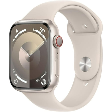 Restored Apple Watch Series 9 Aluminum 41mm A2982 (GPS   Cellular) Starlight (Refurbished)