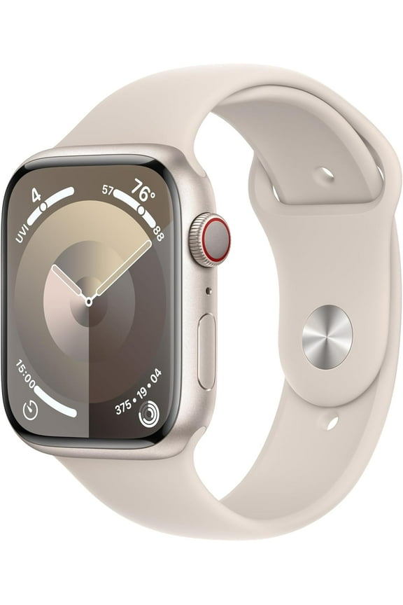 Restored Apple Watch Series 9 Aluminum 41mm A2978 (GPS Only, No Cellular) Starlight (Refurbished)