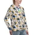 thumbnail image 6 of Daiia Hawaiian Style Pattern Women's Fashion Hoodies & Sweatshirts with Kangaroo Pocket Hooded Sweatshirt with Eye-catching Drawstrings-Small, 6 of 7