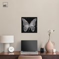 thumbnail image 3 of Sparkling Silver Butterfly Canvas Butterfly Art by Art Remedy, Gallery Wrapped, 16" x 16", 3 of 7