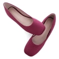 thumbnail image 1 of Vestido plano burdeos Shoes SAILING LU para mujer, talla 10.5, espuma viscoelástica, 1 of 7