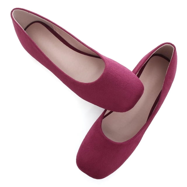 Vestido plano burdeos Shoes SAILING LU para mujer, talla 10.5, espuma viscoelástica