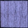thumbnail image 1 of Ahgly Company Machine Washable Indoor Square Abstract Blue Modern Area Rugs, 3' Square, 1 of 4