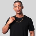 thumbnail image 6 of Invicta Jewelry Men's Rectangular Link Gold Plated Chain Necklace (8.5mm) - 24", 6 of 8