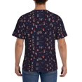 thumbnail image 2 of Naloa Mushrooms3 Men's T-Shirt Sport T-shirt Men's Basic Tee Casual Men's Shirt, Round Neck, Short Sleeves - Large, 2 of 5