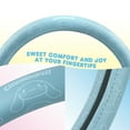 thumbnail image 3 of Cinnamoroll Steering Wheel Cover, Official Sanrio Car Steering Wheel Cover with Universal Size 14.5 - 15.5, Cute Blue Cinnamoroll Car Accessories for Women, (Cinnamoroll Blue Monogram), 3 of 9