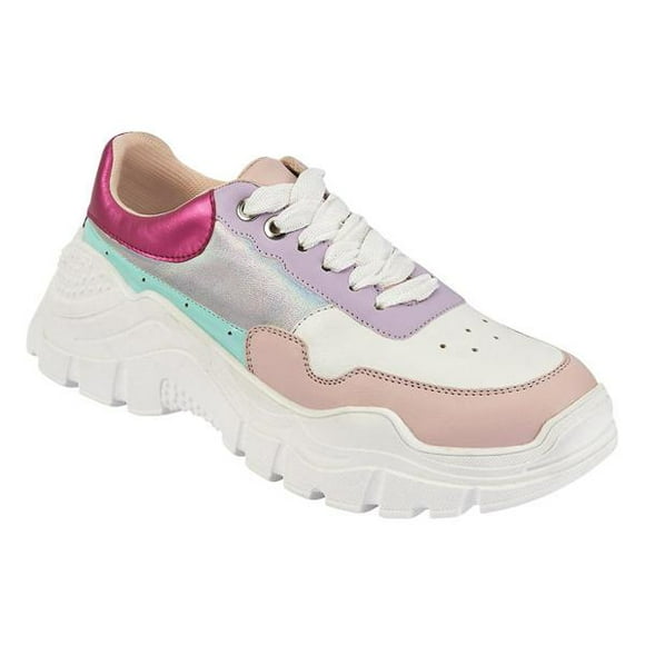 SNEAKER BLANCOS CON DETALLE MULTICOLOR Mundo Terra 020874