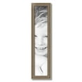 thumbnail image 2 of ArtToFrames 6" x 30" Aged White Gold Picture Frame, 6x30 inch Silver Wood Poster Frame (WOM-2036), 2 of 8