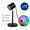 RGB 16-Color + Water Ripple, variant on 16-Color RGB Sunset Lamp Projector, Aesthetic Room Decor LED, Black