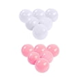 thumbnail image 1 of Mini Pelotas De Juego 100 Uds. Pelotas de plástico suave seguras para bebés jugar piscina Ocean Balls juguete (rosa + blanco) Tmvgtek libre de BPA, 1 of 2