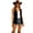 Black, variant on Fringe Vest Women Western Cowgirl 70s Hippie Hollow out Faux Suede Open Front Tassel Jacket Country Concert Tops