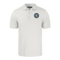thumbnail image 2 of Men's-Cutter & Buck  White New York City FC Big & Tall Pike Eco Symmetry Print Stretch Recycled Polo, 2 of 3