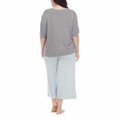 thumbnail image 3 of Honeydew Women's Super Soft Jersey 3-Piece Pajama Set Size: XL, Color: Chilled Stars, 3 of 5