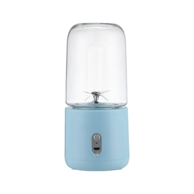 Pisexur Batería de cocina Licuadoras portátiles para batidos y exprimidor de frutas, recargables por USB con 6 cabezales de corte, licuadoras de mano para deportes, v para la cocina del hogar