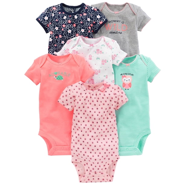 Body Simple Joys by Carter's para mujer, paquete de 6, talla prematura