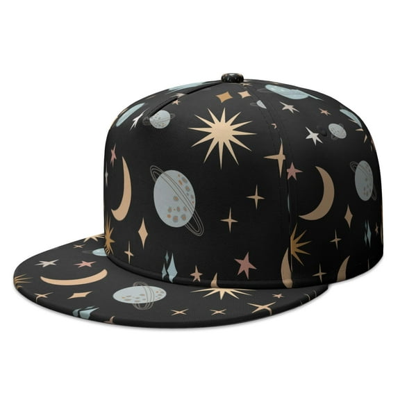 Spiritual Snapback Hat – Witchy Aesthetic Flat Visor Cap, Gothic & Stylish
