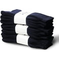 thumbnail image 3 of SOCKS'NBULK Mens & Womens Wholesale Bulk Sports Crew, Athletic Case Pack Socks, by SOCKS'NBULK (240 Pairs Navy, Womens 9-11 (Shoe size 5-10)), 3 of 6