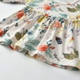 thumbnail image 5 of Conjunto De 3 Piezas De Ropa Para Bebé, Camisa Floral Con Volantes, Pantalones, Diadema (Amarillo 6-9 Meses), 5 of 5