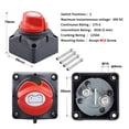 thumbnail image 3 of DC 12V-60V 100A-300A Selector Isolator Disconnect Switch On-Off Rotary Switchs Cut Car RV Boat Marine Battery ,Easy to Install, 3 of 7