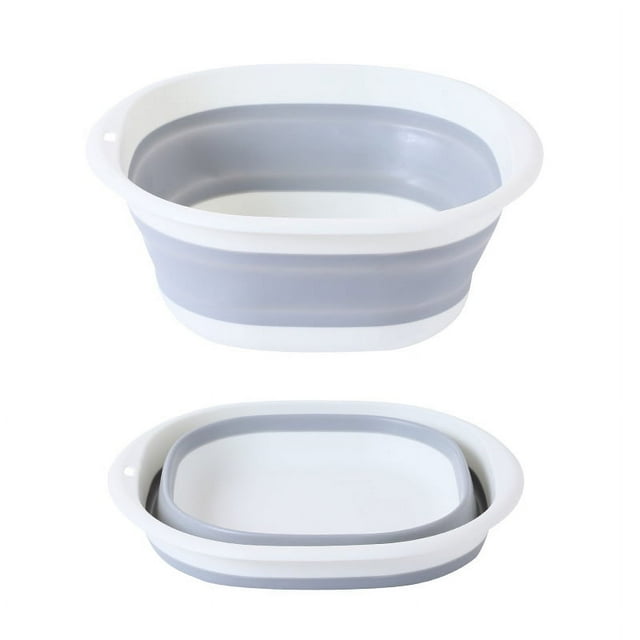 Bassin Vaisselle Pliable et Rabattable Bol Bassin Pliable Camping Bol Pliable Camping Bassin de Lavage pour Voyage en Plein Air Camping Randonnée Caravane - Moyen