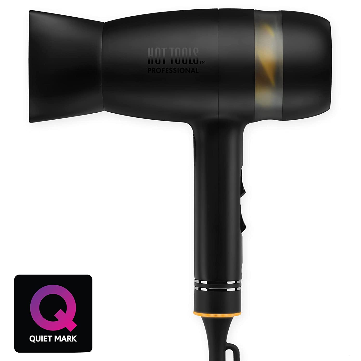 Hot Tools Pro Artist Black Gold Quietair Power Dryer - Black - HTDR7000BG